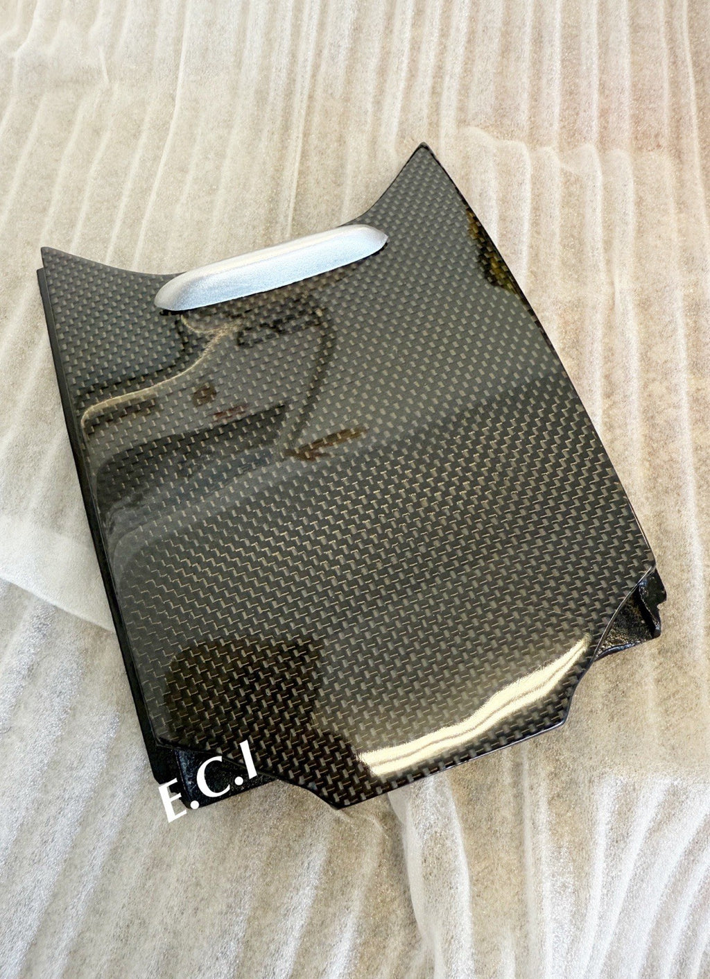 OEM Ferrari F164 Portofino M Carbon Fiber Center Console Upper Cup Holder Panel
