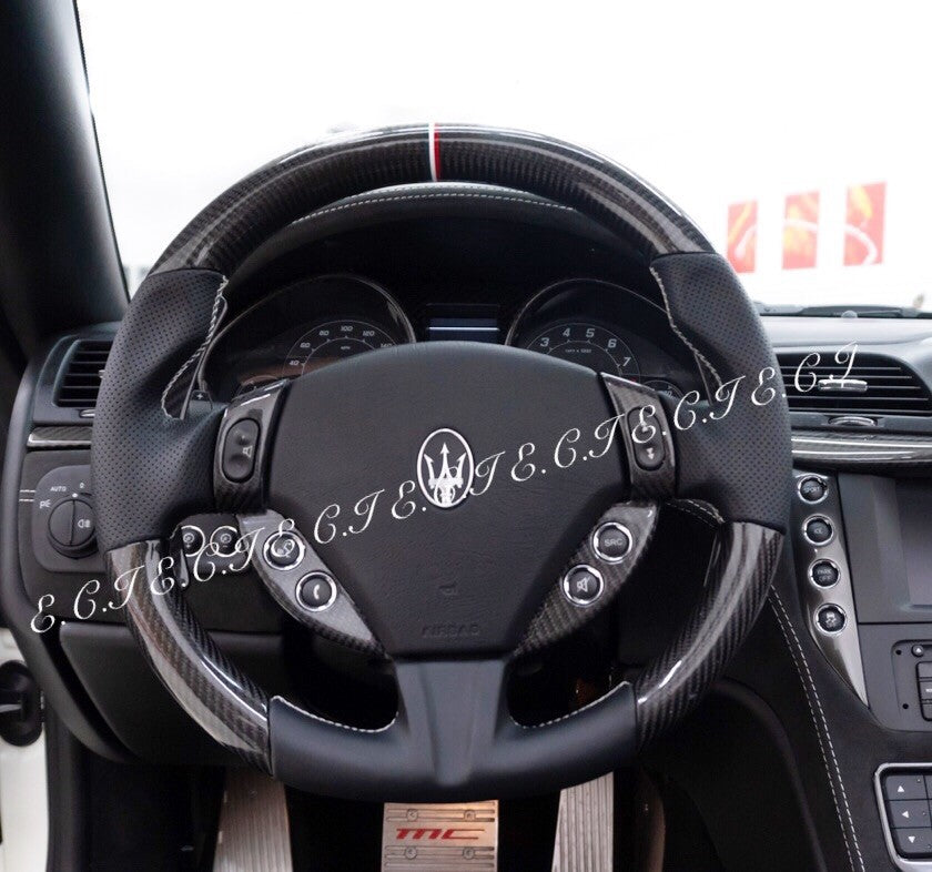 OEM MASERATI GRANTURISMO MC GRANTURISMO QUATTROPORTE CARBON FIBER STEERING WHEEL