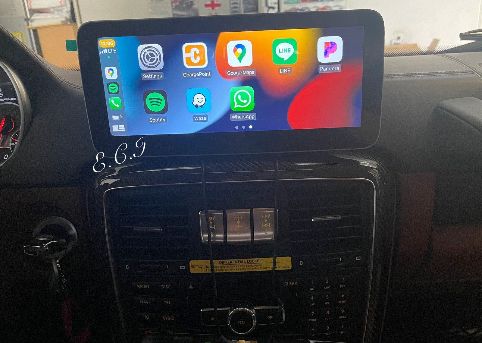 10.25 Mercedes W463 G350 G550 G63 G65 Navigation Screen Monitor + CARPLAY
