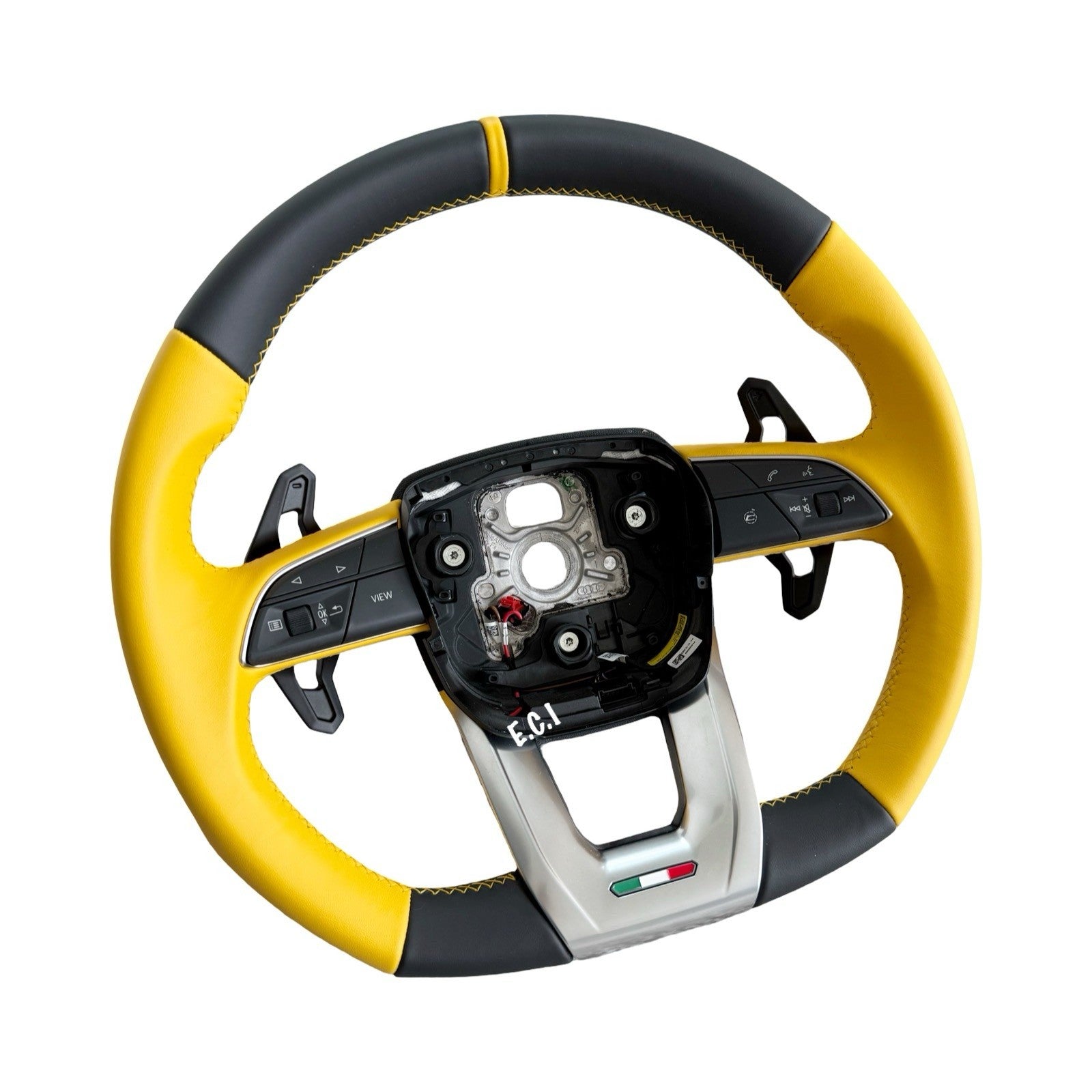 2026 OEM LAMBORGHINI URUS S SE ALCANTARA PERFORMANTE STEERING WHEEL YELLOW HEAT