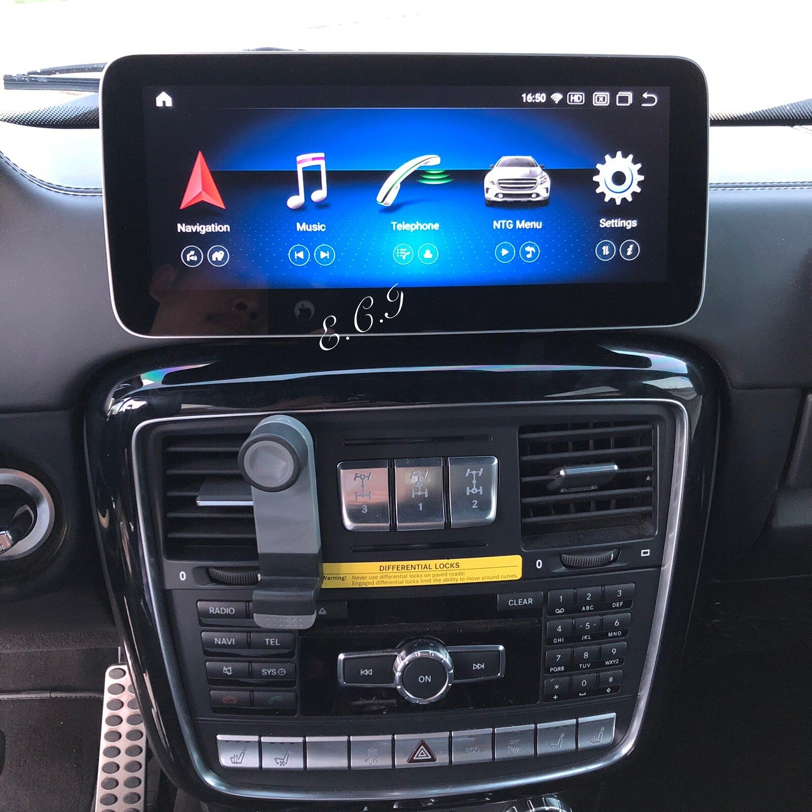 10.25 Mercedes W463 G350 G550 G63 G65 Navigation Screen Monitor WIRELESS CARPLAY