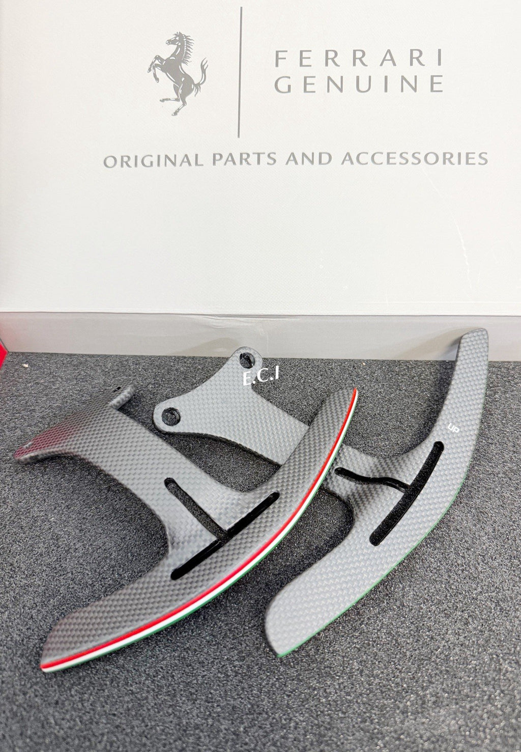 OEM Ferrari 488 F8 GTB Pista Spider Carbon Fiber  F1 Longer Paddle shifter Set