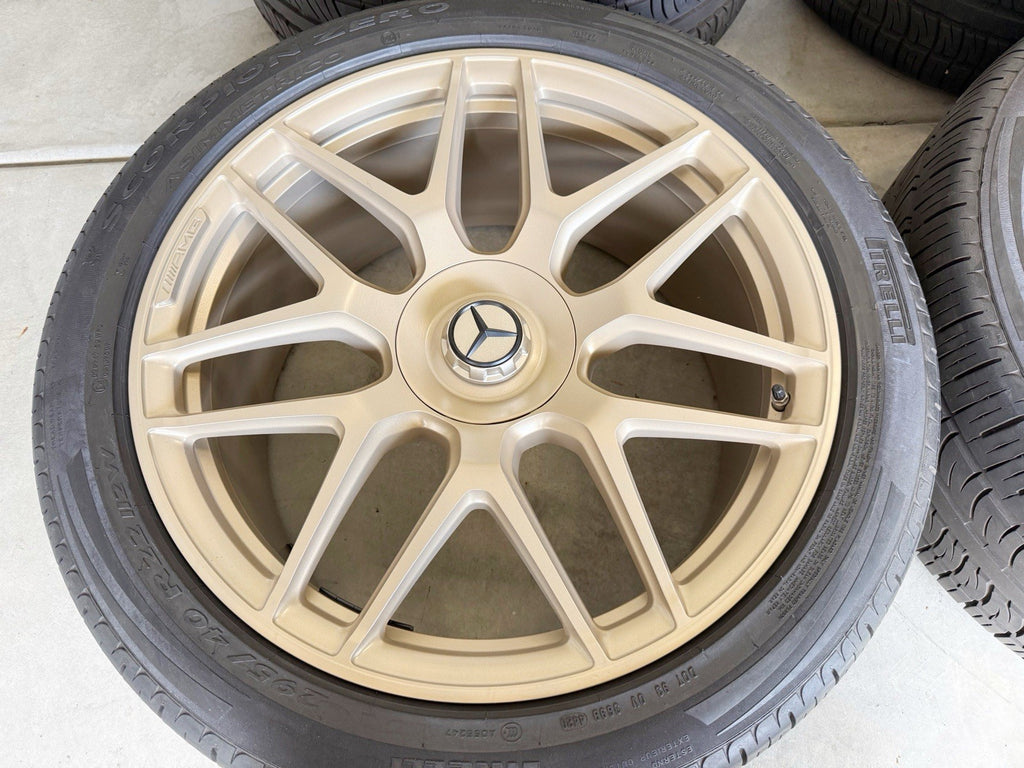 2025 OEM MERCEDES AMG G63 G550 RIMS 22 INCH WHEELS TIRES 13~25 A4634012000 W TPM