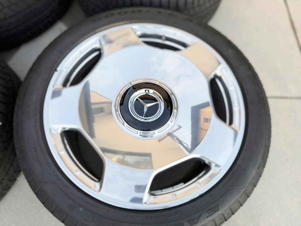 2026 FACTORY MERCEDES AMG G63 G550 22 RIMS WHEELS TIRES  13~26 MONOBLOCK CHROME