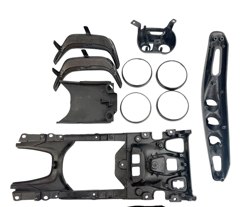 OEM Ferrari F164 Portofino M Carbon Fiber Center Console Headrest Bridge TFT SET