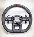 OEM LAMBORGHINI URUS S SE BANG FULL LEATHER WHITE STITCH STEERING WHEEL HEATED