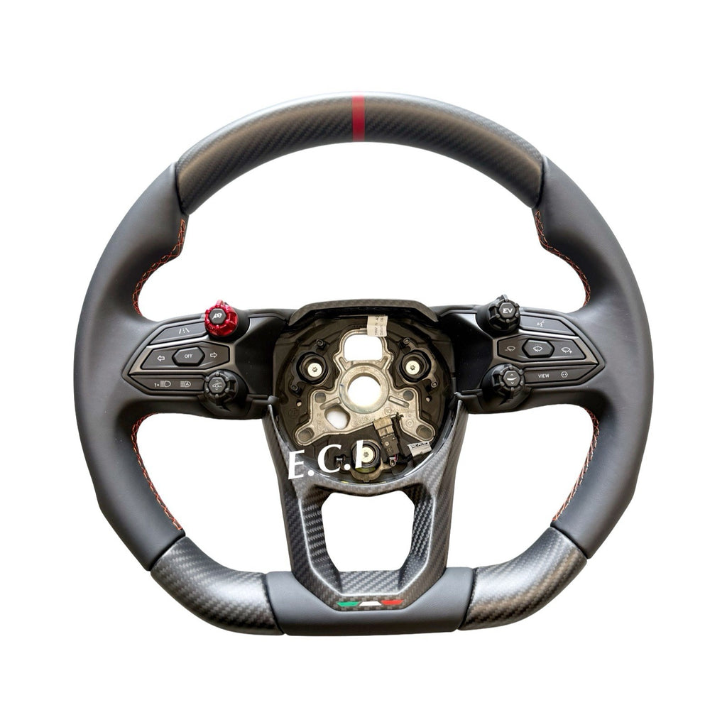 GENUINE LAMBORGHINI Revuelto Temerario SPORT CARBON FIBER STEERING WHEEL ORANGE