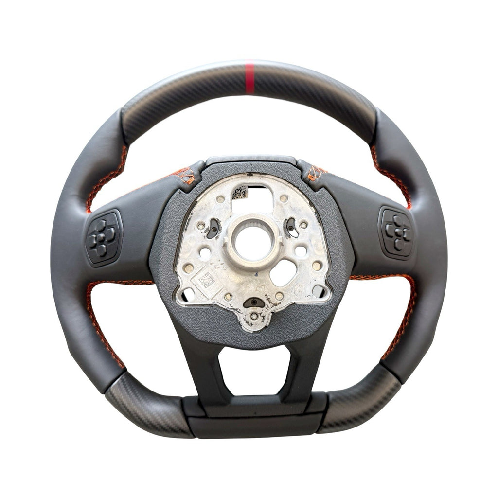 GENUINE LAMBORGHINI Revuelto Temerario SPORT CARBON FIBER STEERING WHEEL ORANGE