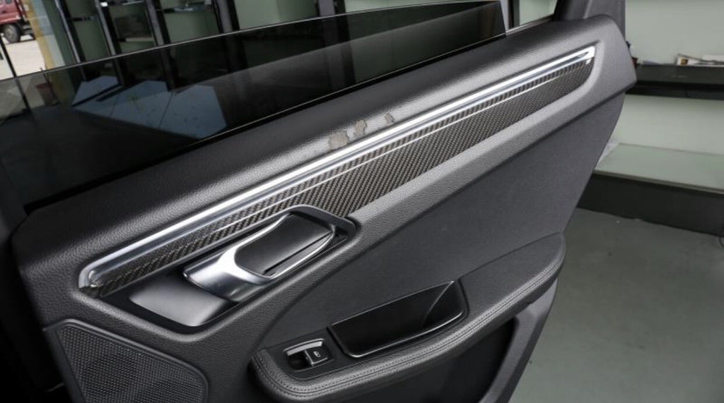 2019-2021 PORSCHE MACAN 95B TURBO FULL CARBON FIBER Dash Interior Trim SET