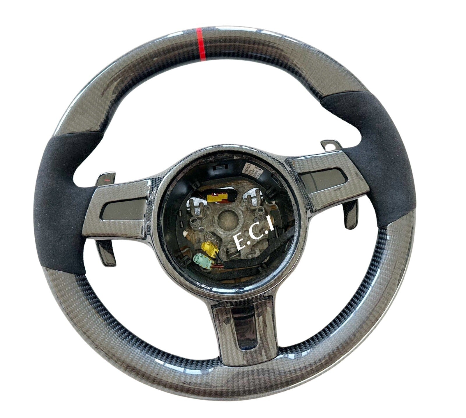 OEM PORSCHE 991 CAYENNE 970 PANAMERA BOXSTER CAYMAN CARBON FIBER STEERING WHEEL