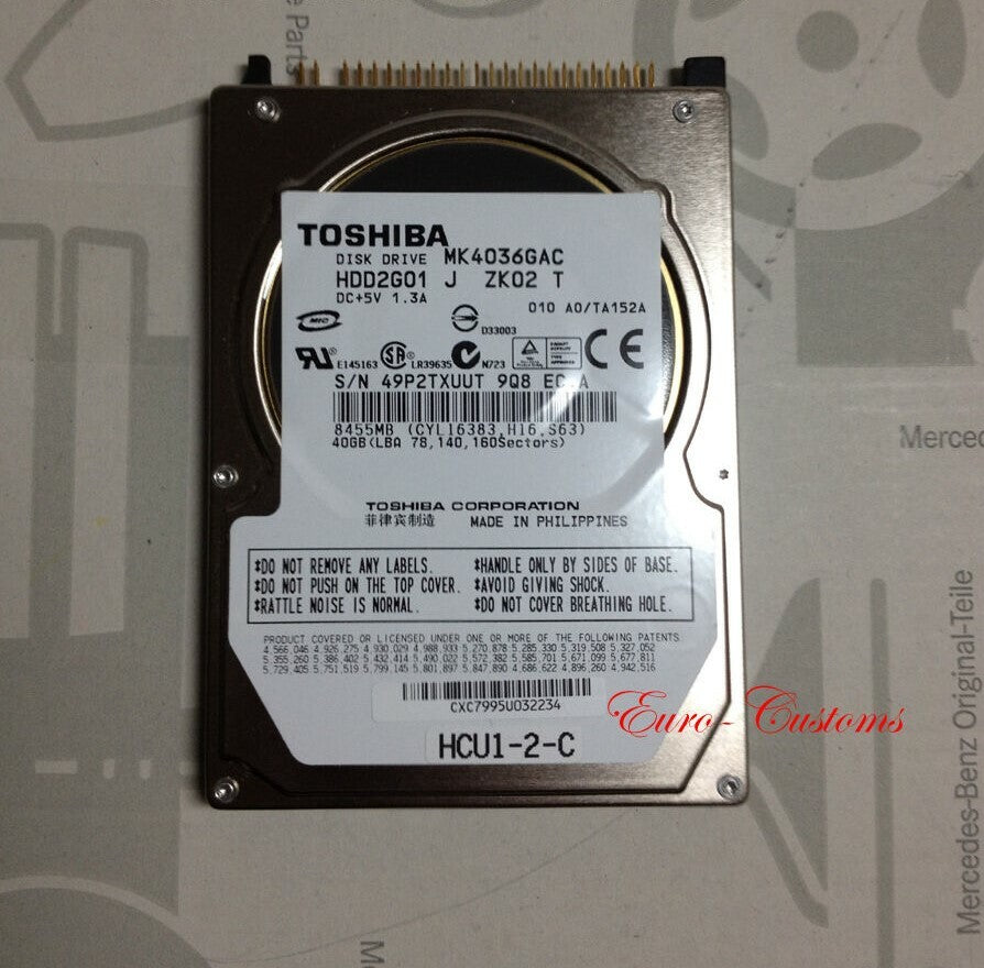 09~11 USA GENUINE Mercedes NTG2.5 E CLS ML GL R G SLK SL Navigation Hard Drive