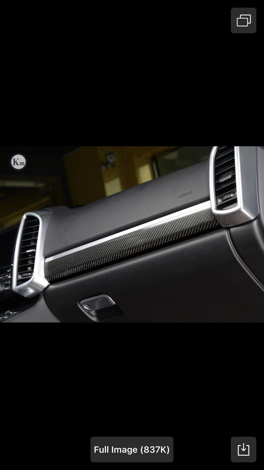 2011-2017 PORSCHE CAYENNE 958 TURBO FULL CARBON FIBER Dash Interior Trim SET