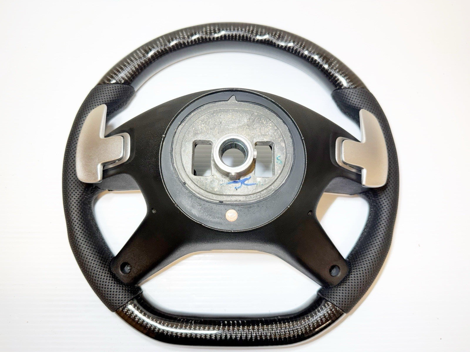 OEM MERCEDES AMG 13~18 G65 G63 ML63 GL63 G550 BLACK CARBON FIBER STEERING WHEEL
