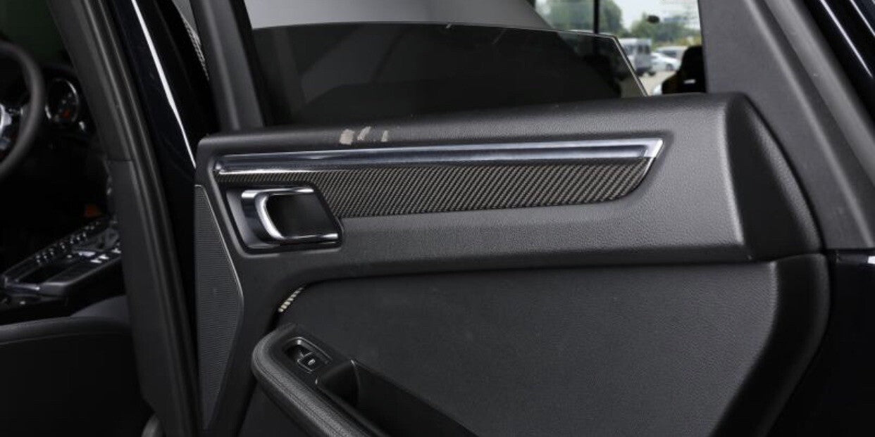 2019-2021 PORSCHE MACAN 95B TURBO FULL CARBON FIBER Dash Interior Trim SET