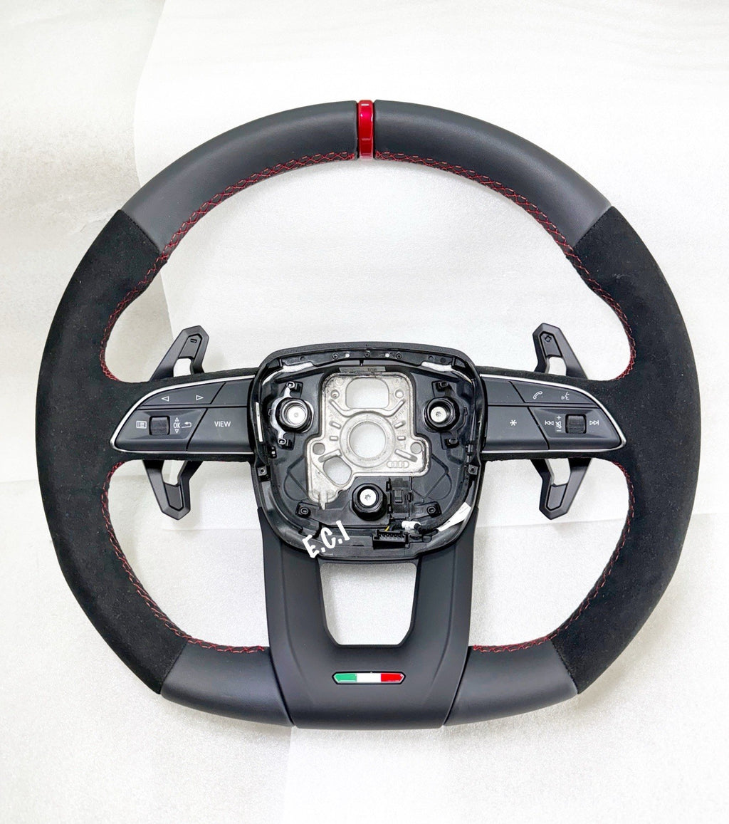 GENUINE LAMBORGHINI URUS S SE PERFORMANTE  ALCANTARA STEERING WHEEL RED STITCH