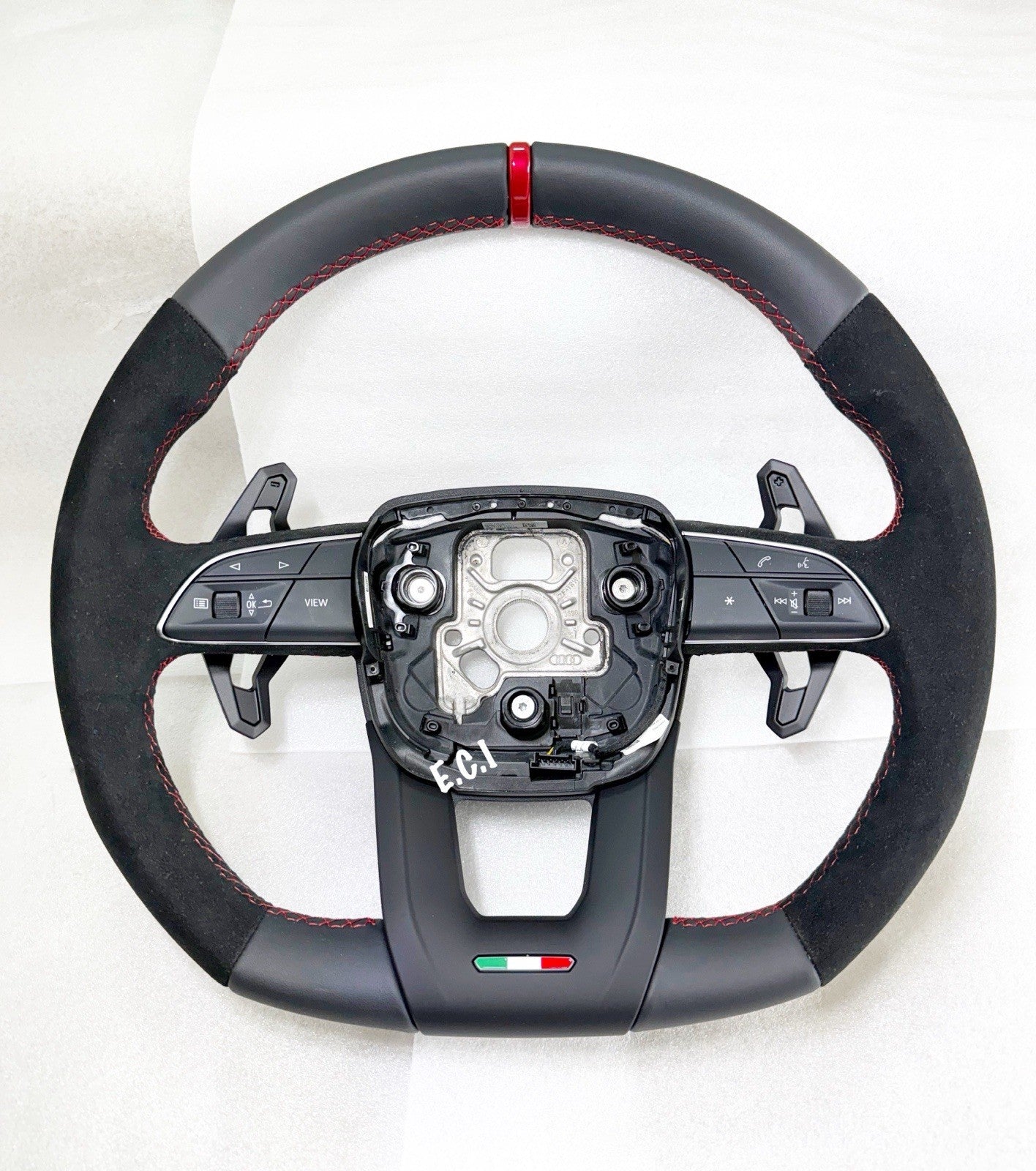 GENUINE LAMBORGHINI URUS S SE PERFORMANTE  ALCANTARA STEERING WHEEL RED STITCH