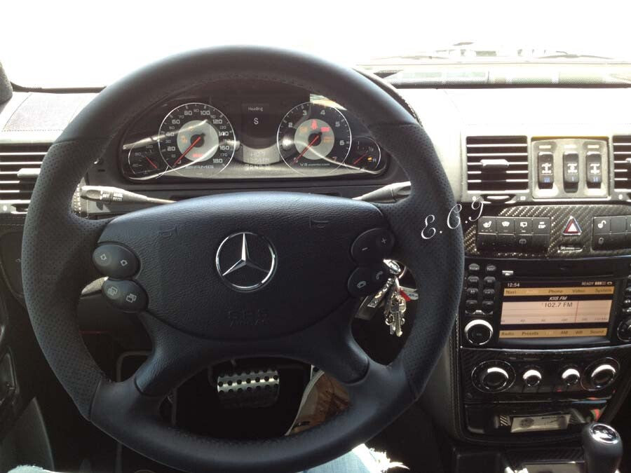 2007~2009 MERCEDES W463 G550 G55 CARBON FIBER DASH INTERIOR DASH TRIM PANEL SET