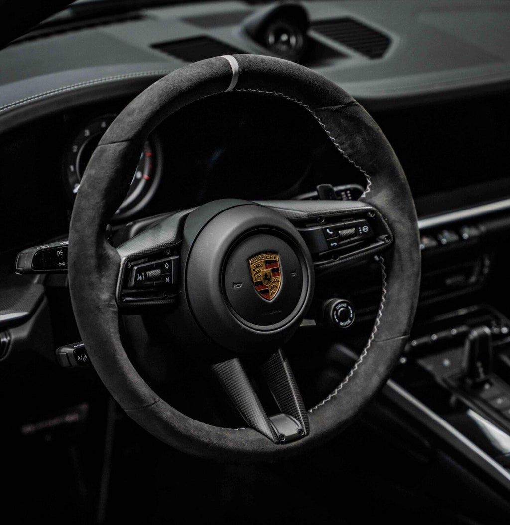 OEM PORSCHE 992 GT3 GT3RS CARRERA CAYENNE TAYCAN ALCANTARA STEERING WHEEL HEAT W