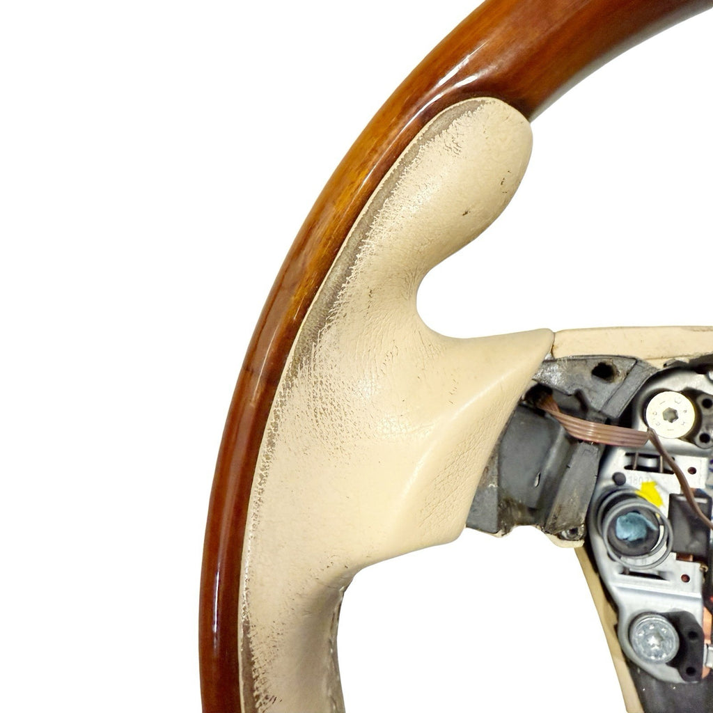 OEM 08-19 Maserati GranTurismo Quattroporte M145 Steering Wheel Mahogany Wood