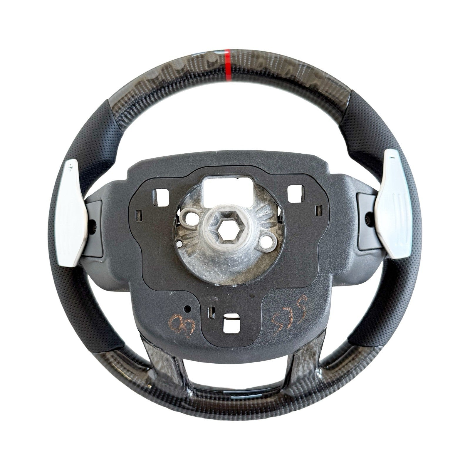 2013~2022 OEM RANGE ROVER SPORT SVR SUPERCHARGED CARBON FIBER STEERING WHEEL 494