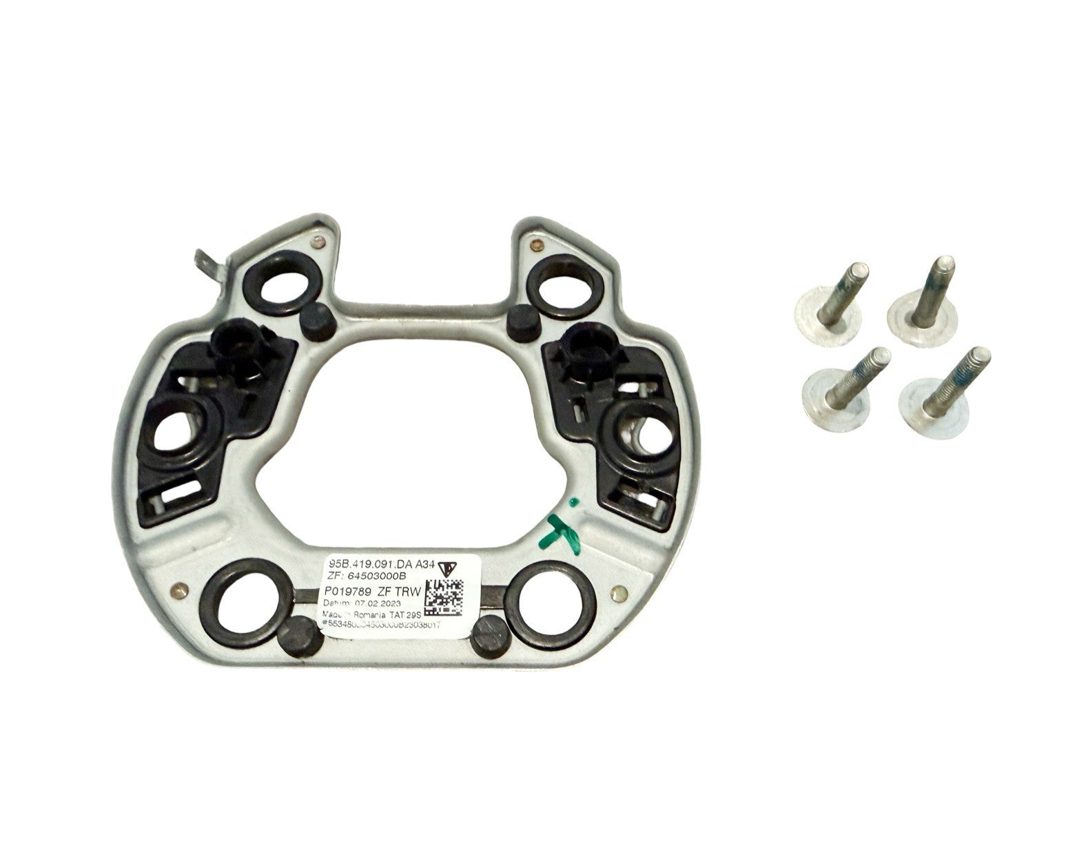 GENUINE 2020~26 PORSCHE 992 MACAN TAYCAN CAYENNE STEERING WHEEL INNER PLATE