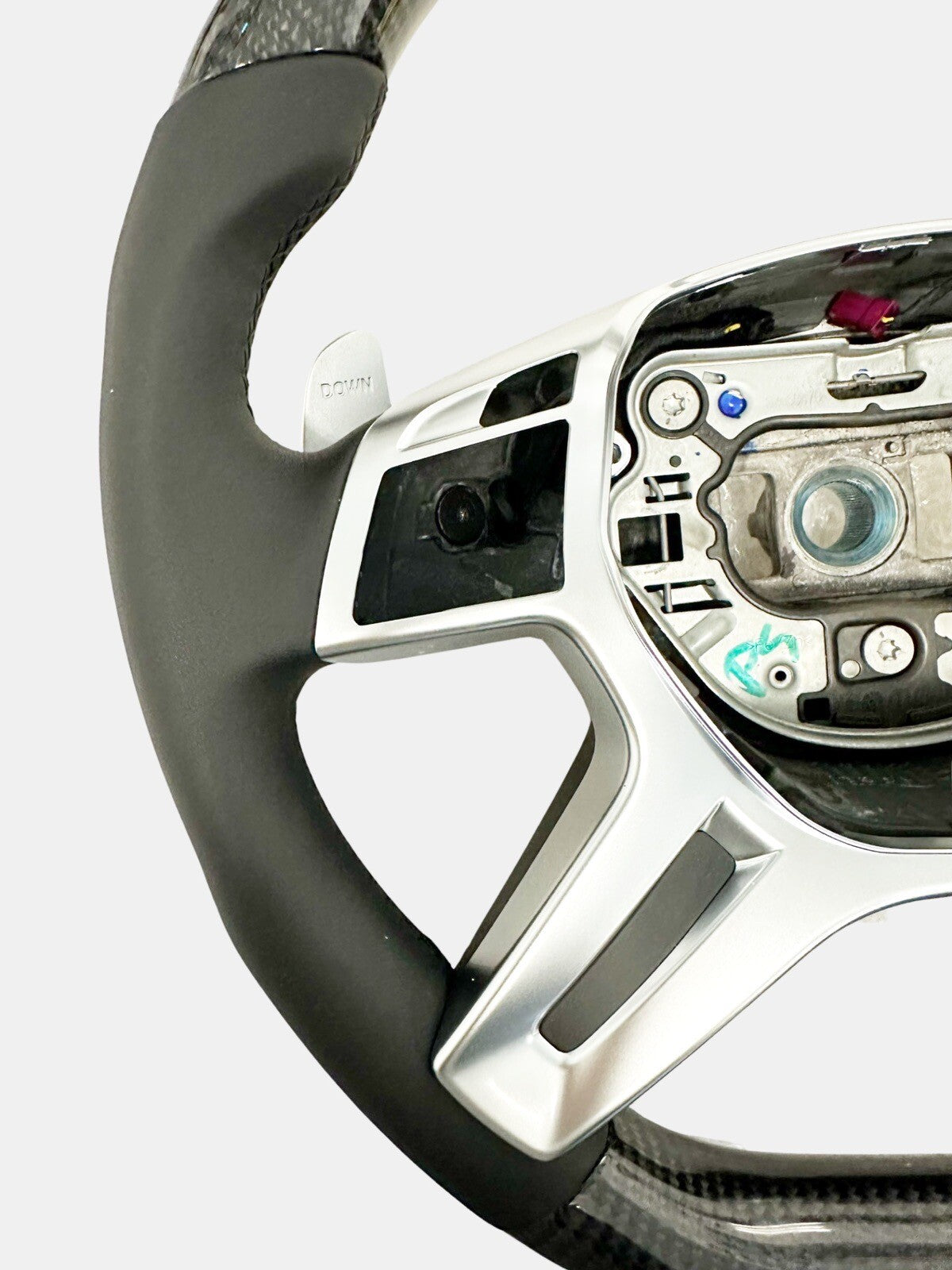 OEM MERCEDES AMG 13~18 G65 G63 ML63 GL63 G550 BLACK CARBON FIBER STEERING WHEEL