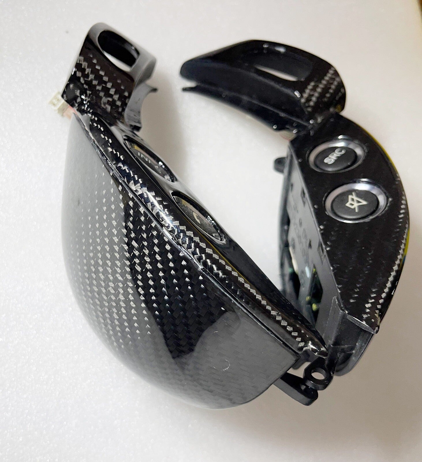 OEM GENUINE Maserati Granturismo MC STEERING WHEEL SWITCH BUTTON CARBON FIBER