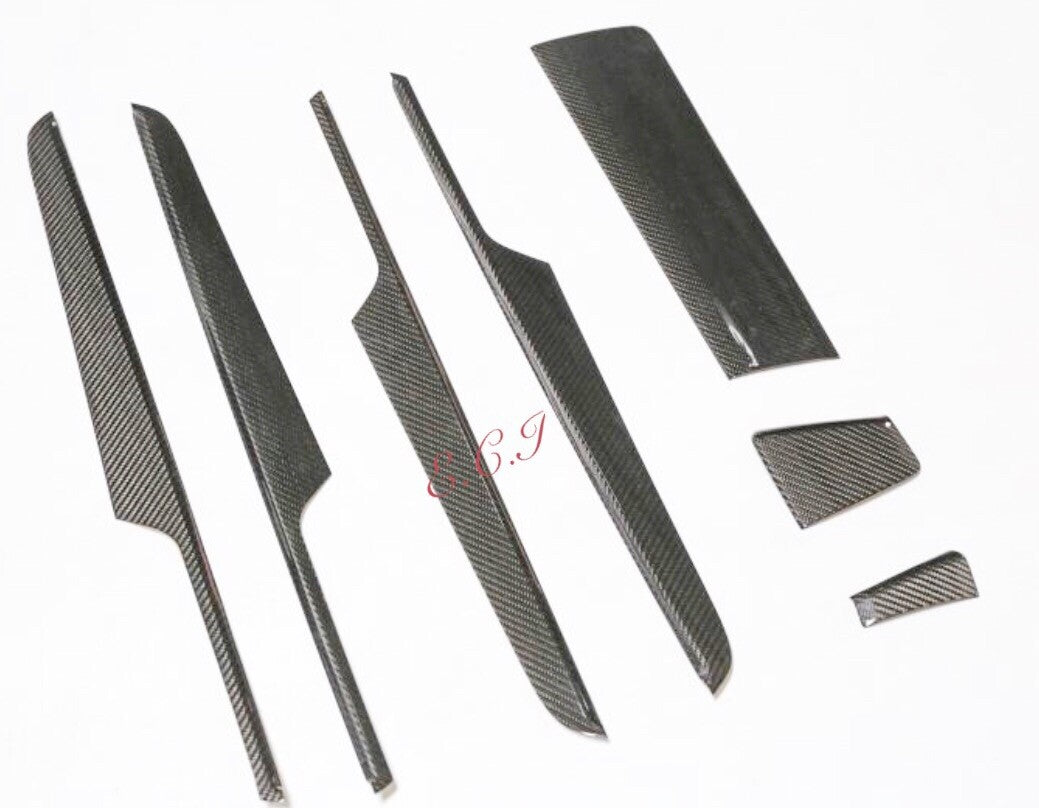 2019-2021 PORSCHE MACAN 95B TURBO FULL CARBON FIBER Dash Interior Trim SET