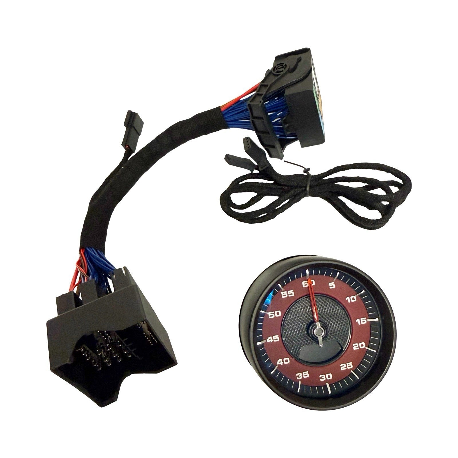Porsche 992 911 Chrono Stop Watch Clock Gauge Assembly 2020 - 2026 Harness Kit