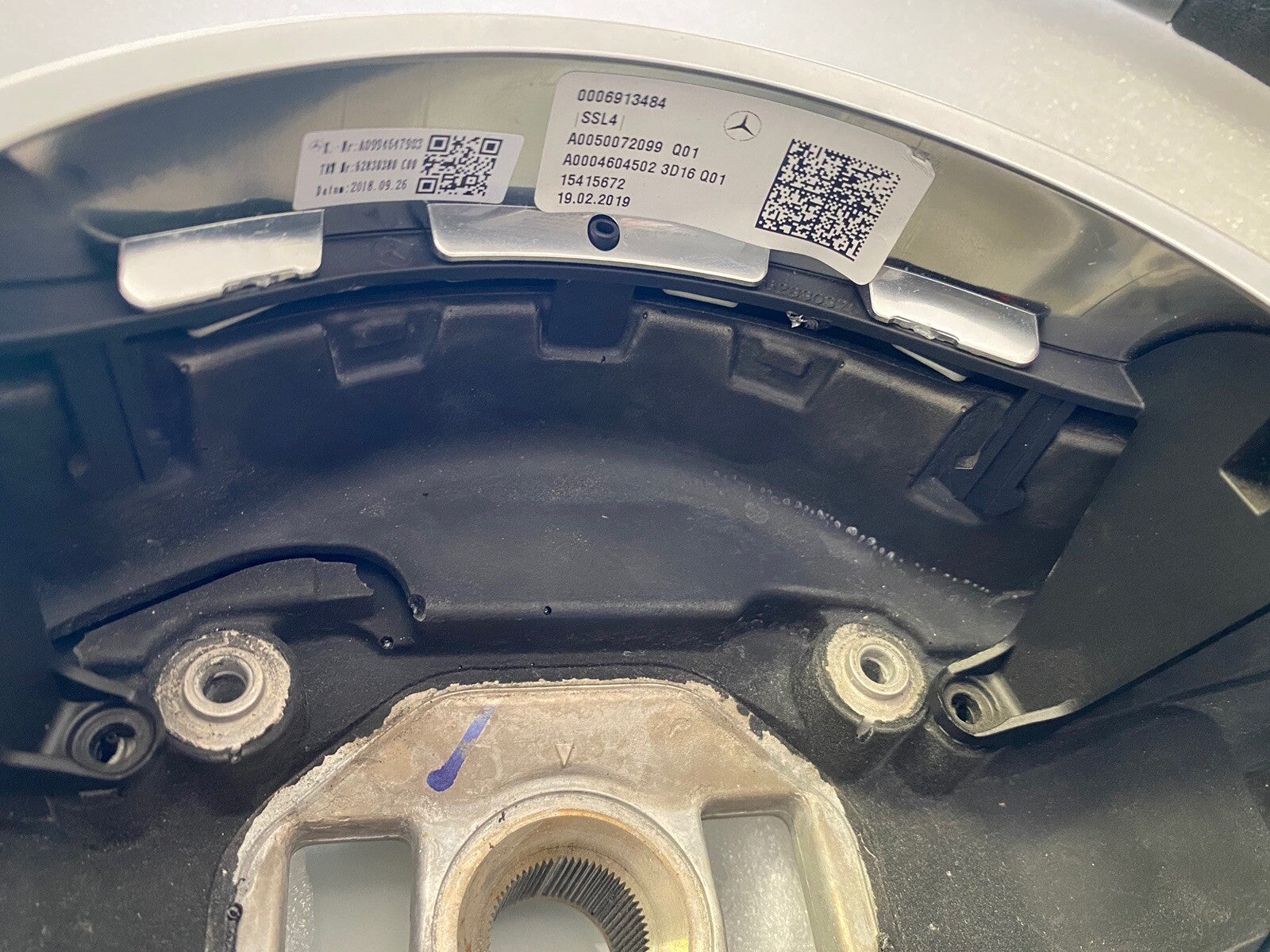 OEM 19~22 MERCEDES AMG G63 C63 E63 GT S63 CLS63 GLE CARBON FIBER STEERING WHEEL