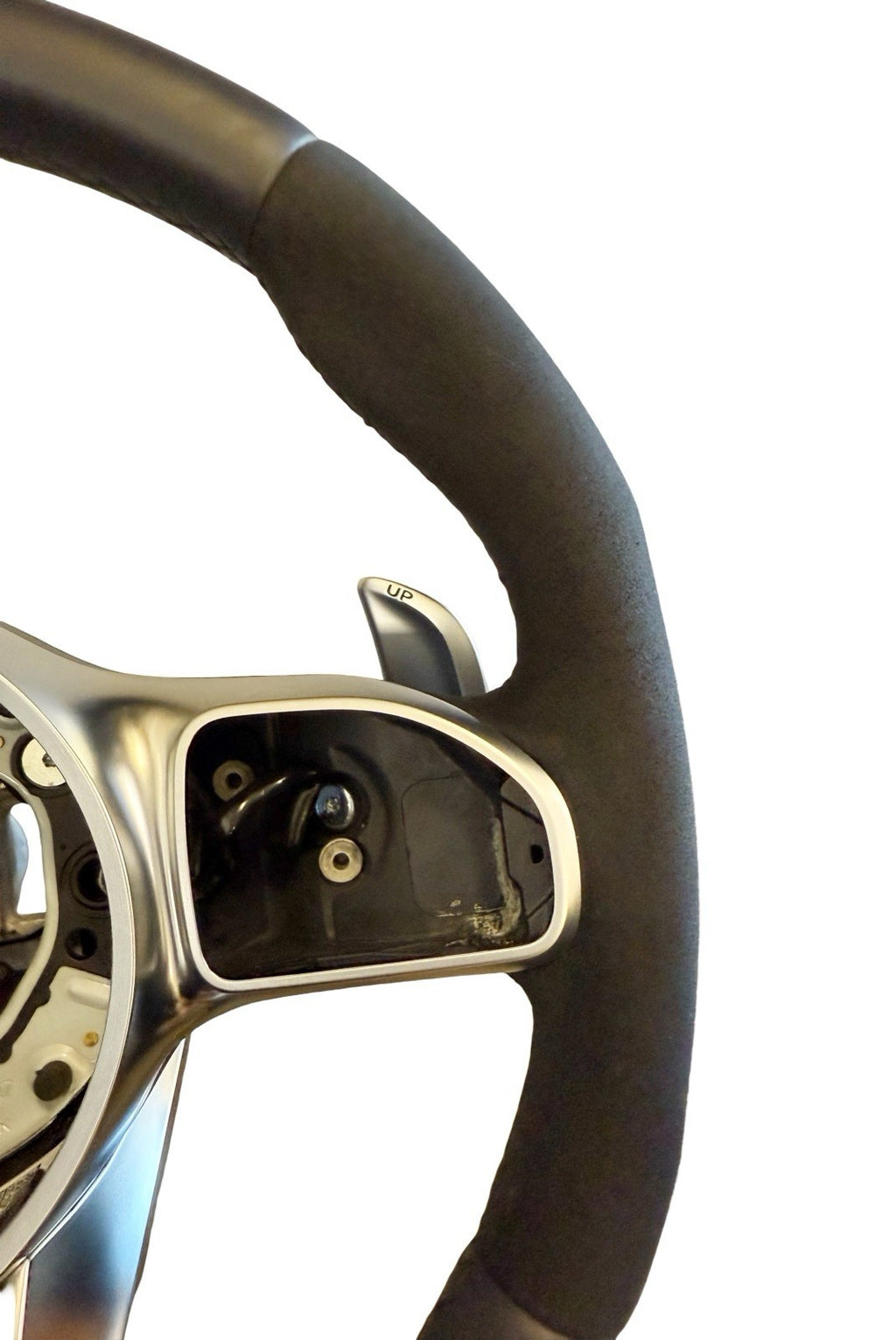 OEM 19~24 MERCEDES AMG G63 G550 C63 S63 E63 GLE63 HEATED SUEDE  STEERING WHEEL