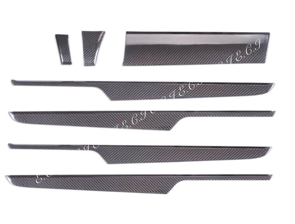 2014-2018 PORSCHE MACAN 95B TURBO FULL CARBON FIBER Dash Interior Trim SET