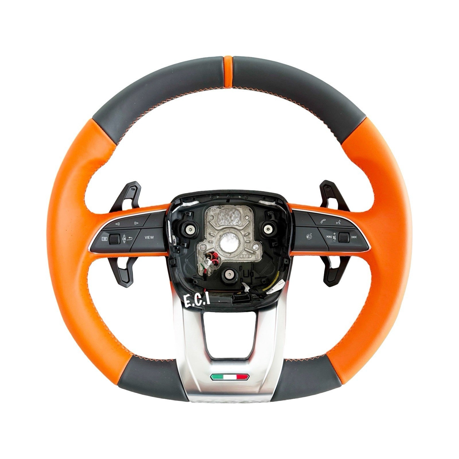 2026 OEM LAMBORGHINI URUS S SE ALCANTARA PERFORMANTE ORANGE HEAT STEERING WHEEL