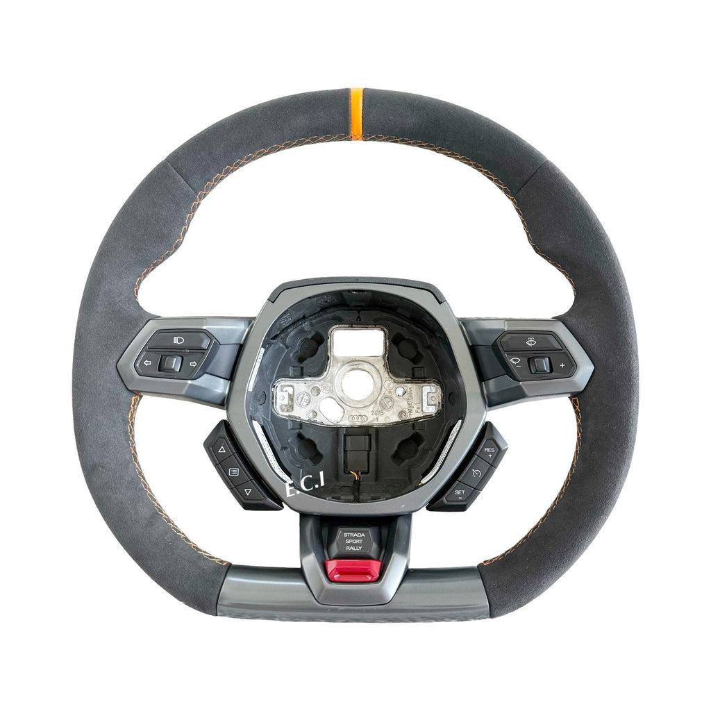 ORA GENUINE OEM LAMBORGHINI HURACAN PERFORMANTE EVO STO ALCANTARA STEERING WHEEL