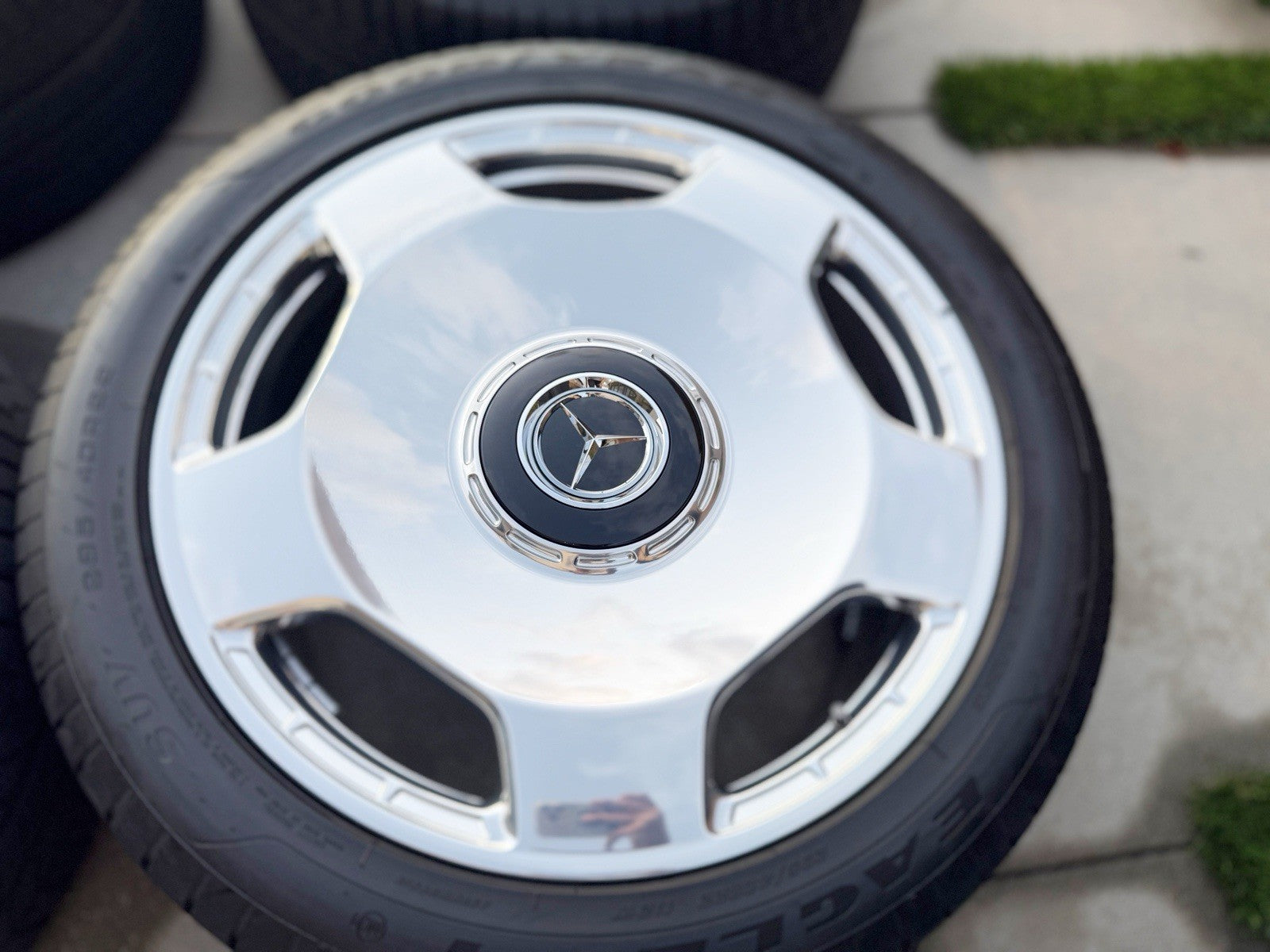 2026 FACTORY MERCEDES AMG G63 G550 22 RIMS WHEELS TIRES  13~26 MONOBLOCK CHROME