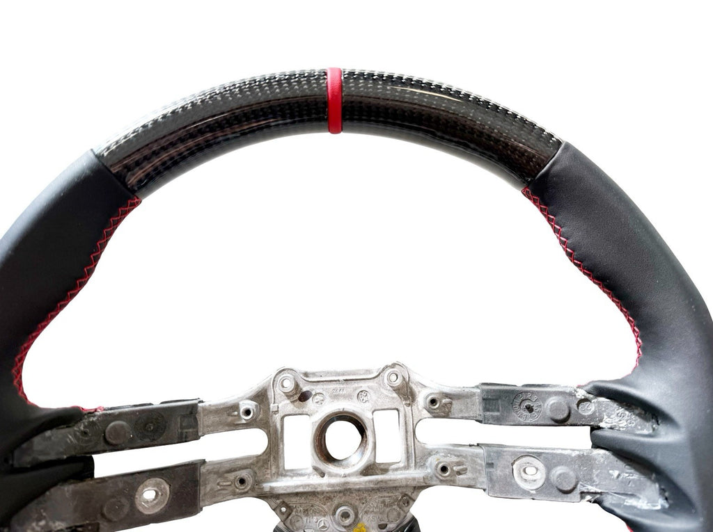GENUINE OEM MERCEDES GT C43 GLC43 E53 CLE53 GLE53 CARBON FIBER STEERING WHEEL