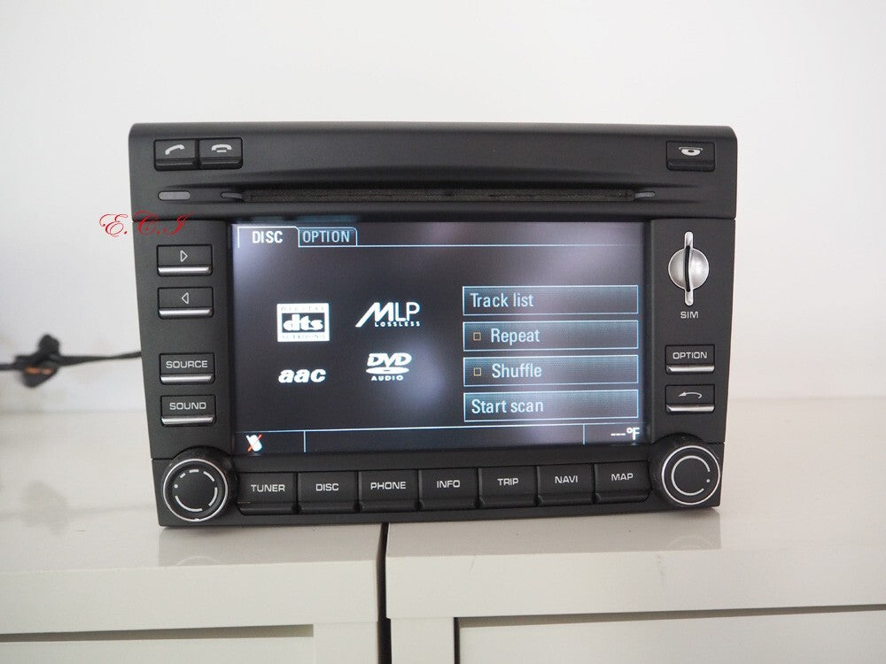 09-12 OEM 997 Porsche 911 CARRERA CAYMAN BOXSTER PCM3 Navigation Radio XM 6 DISC