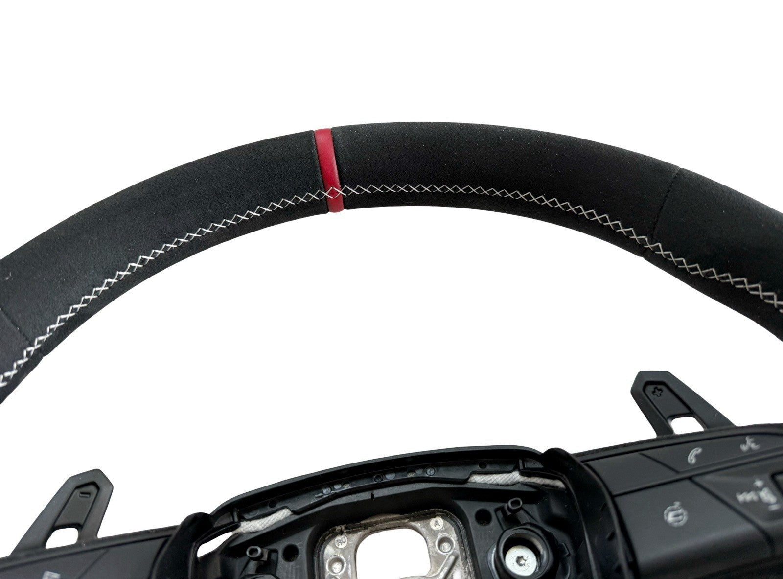 2027 OEM LAMBORGHINI URUS SE ALCANTARA X CARBON PERFORMANTE STEERING WHEEL WHITE