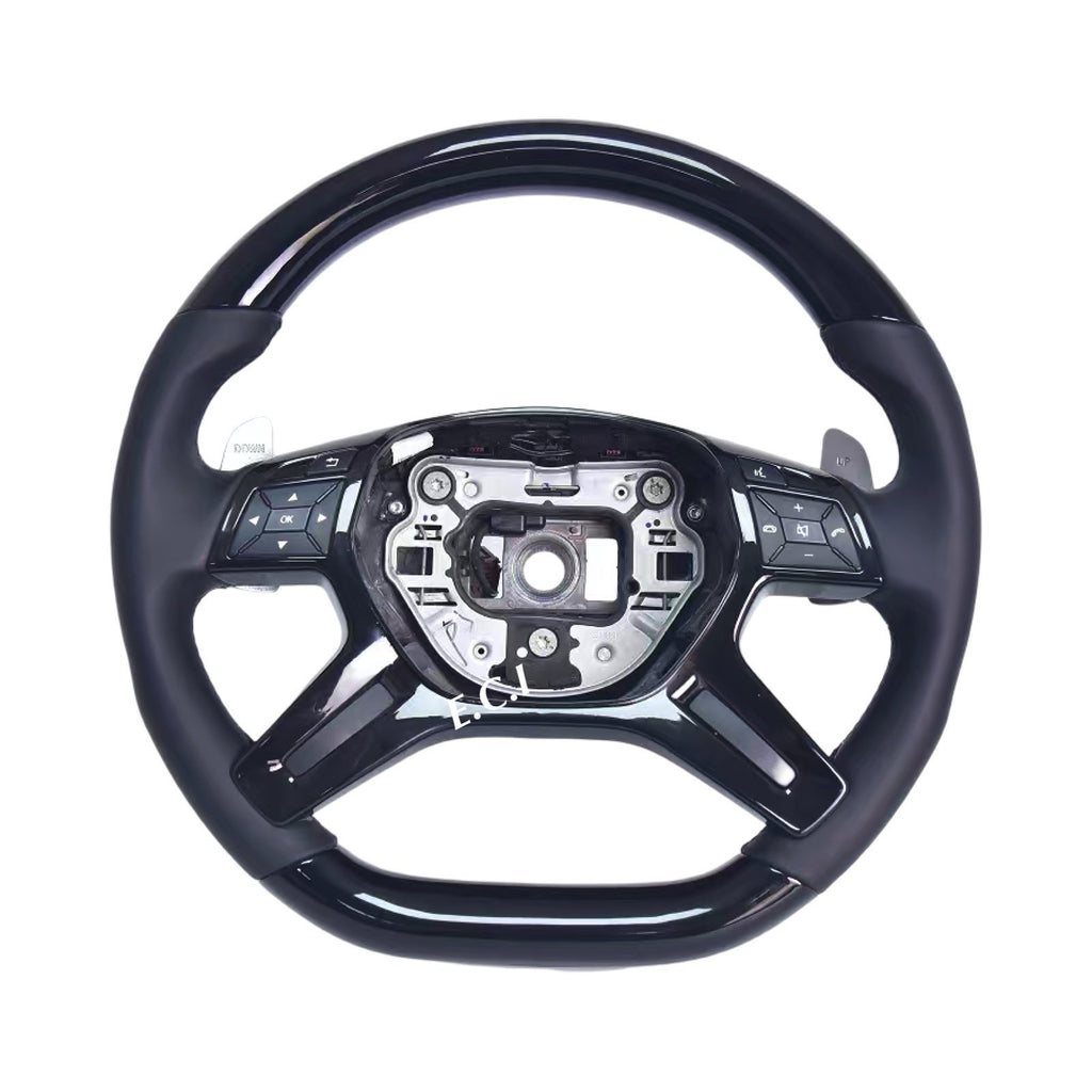 OEM MERCEDES AMG 13~18 G63 ML63 GL63 G550 G65 PIANO BLACK NEW STEERING WHEEL