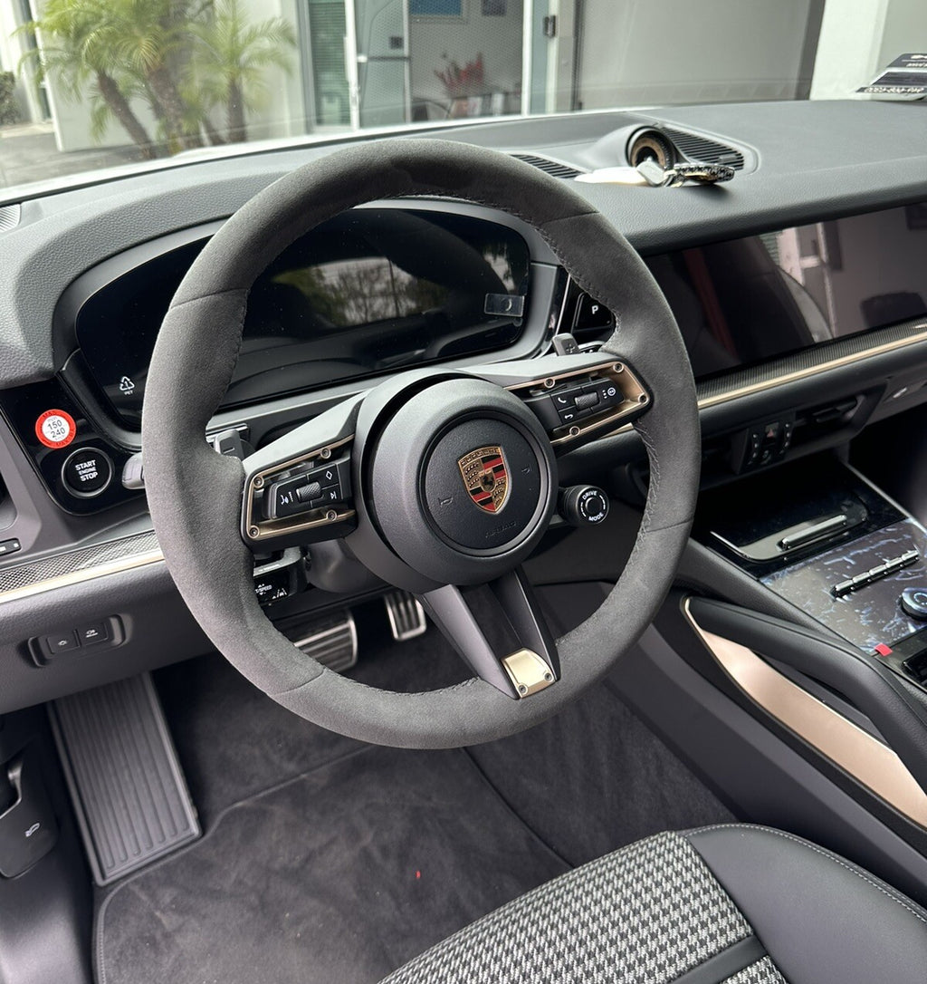 OEM PORSCHE 992 GT3 GT3RS CARRERA CAYENNE TAYCAN ALCANTARA STEERING WHEEL HEAT