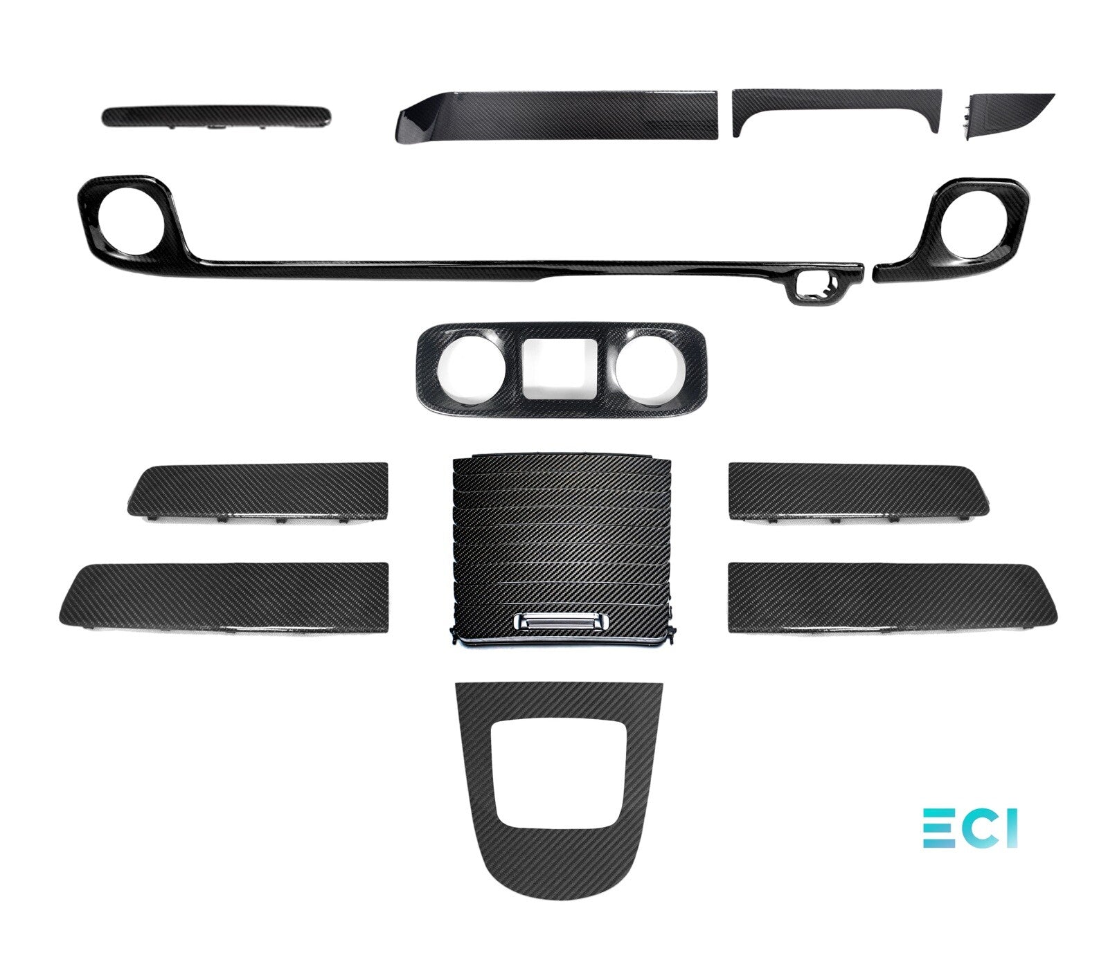 2025 MERCEDES W465 G550 G580 G63 CARBON FIBER DASH INTERIOR DASH TRIM PANEL SET