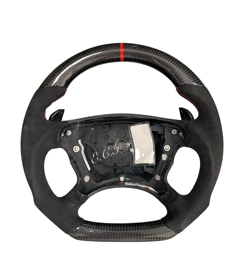 MERCEDES AMG BLACK SERIES STEERING WHEEL SL55 C63 E63 CLK63 G55 CLS CARBON FIBER