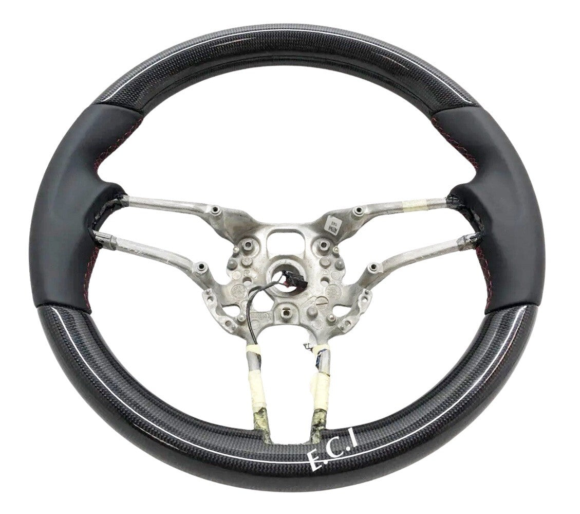 GENUINE OEM Porsche 991 971 Cayman Cayenne Panamera Macan Carbon Steering Wheel