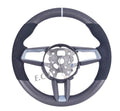 OEM Porsche 992 CARRERA GT3 GT3RS TAYCAN HEAT CARBON FIBER CHALK STEERING WHEEL