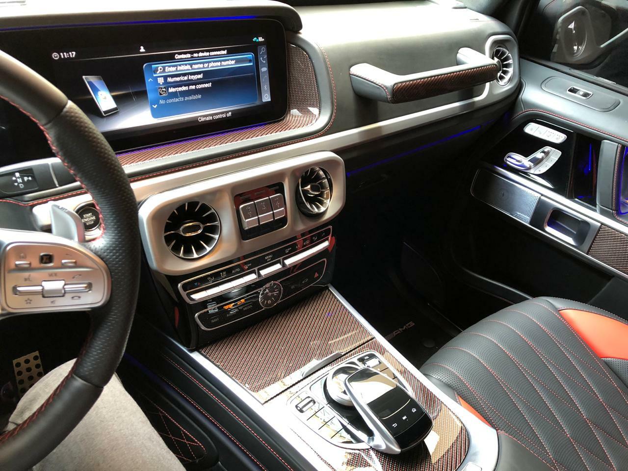 2019 2020 MERCEDES W464 G550 G63 CARBON FIBER DASH INTERIOR DASH TRIM PANEL EDI