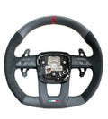 GENUINE LAMBORGHINI URUS SE ALCANTARA LEATHER PERFORMANTE STEERING WHEEL YELLOW