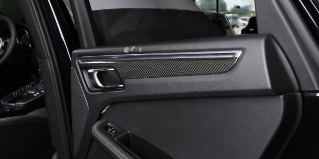 2019-2021 PORSCHE MACAN 95B TURBO FULL CARBON FIBER Dash Interior Trim SET
