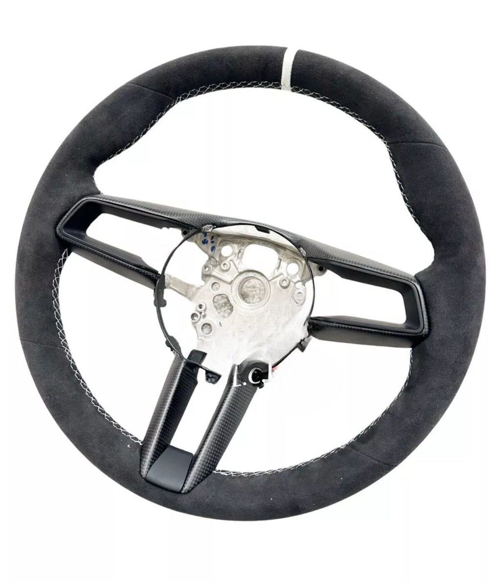 OEM PORSCHE 992 GT3 GT3RS CARRERA CAYENNE TAYCAN ALCANTARA STEERING WHEEL CARBON