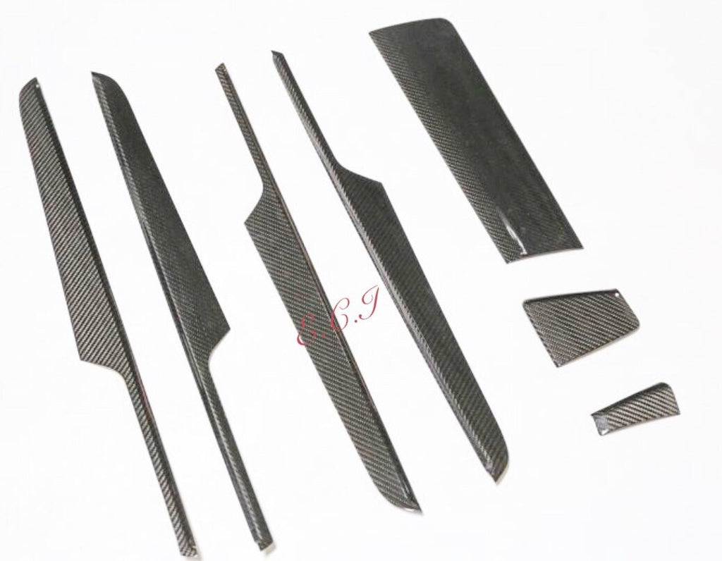 2019-2021 PORSCHE MACAN 95B TURBO FULL CARBON FIBER Dash Interior Trim SET