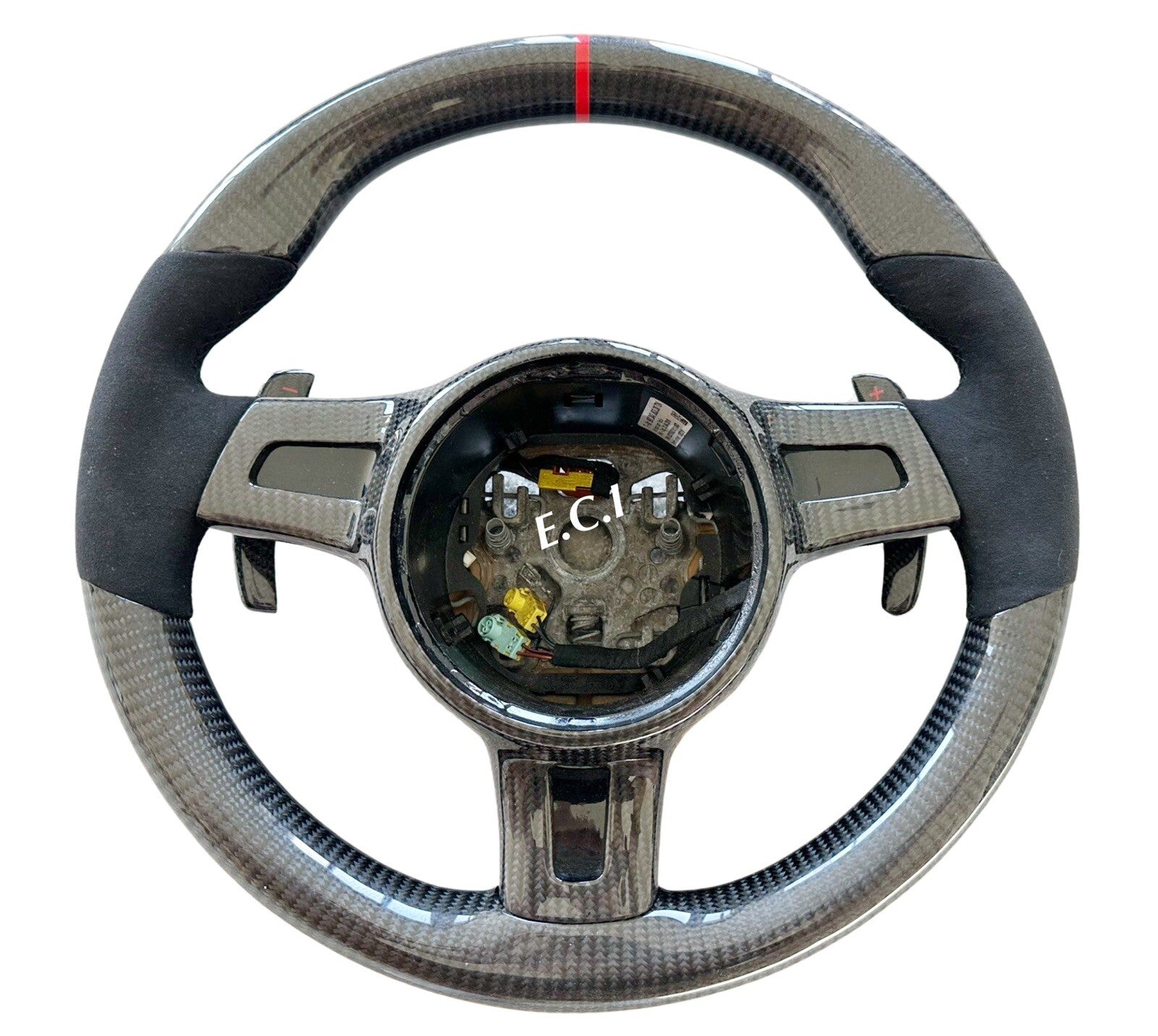 OEM PORSCHE 991 CAYENNE 970 PANAMERA BOXSTER CAYMAN CARBON FIBER STEERING WHEEL